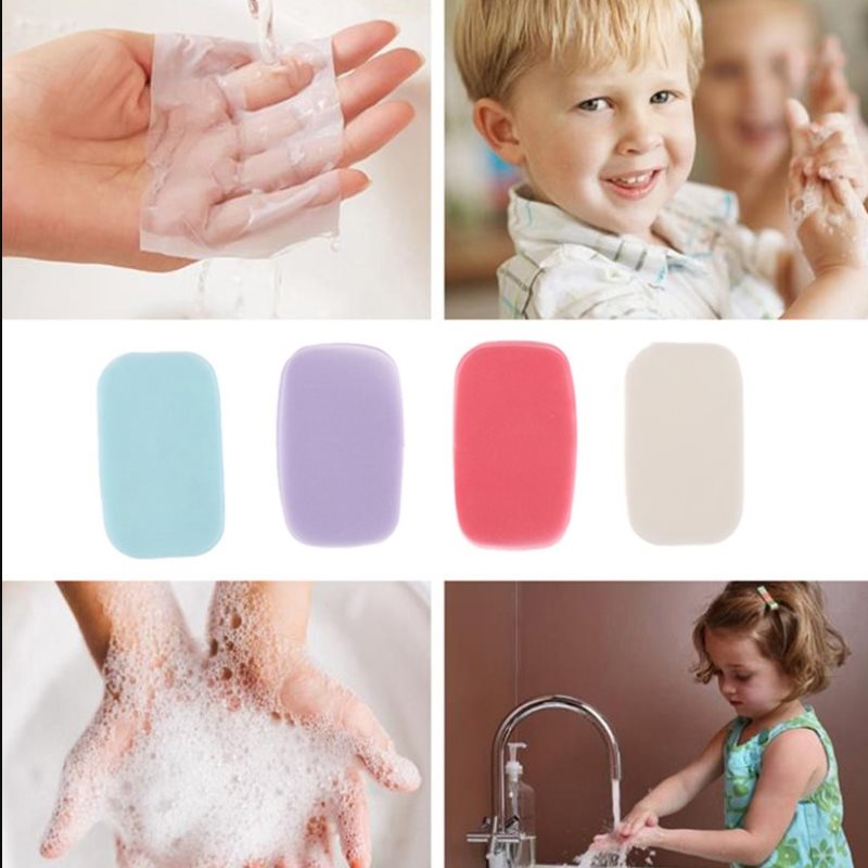 Hand Clean Paper 50Pcs Soap Paper Washing Hand Clean Scented Slice ... – Vicedeal