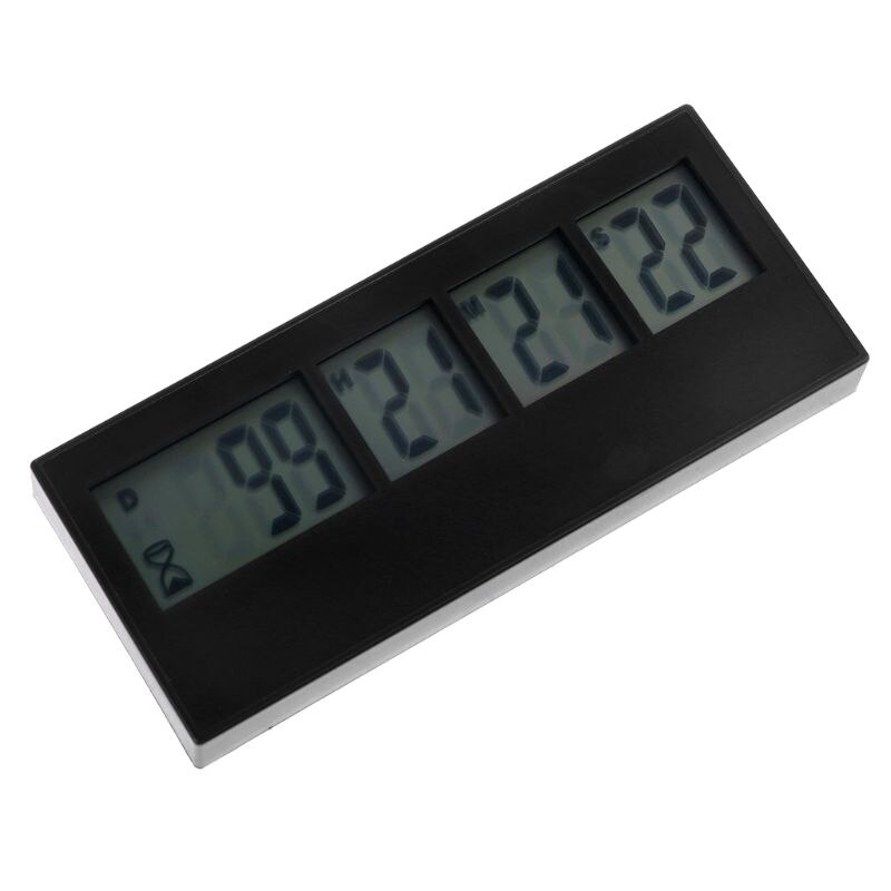 999 Dagen Countdown Klok Lcd Digitale Scherm Kookwekker Herinnering Voor Bruiloft Pensioen Lab Koken Keuken Watering