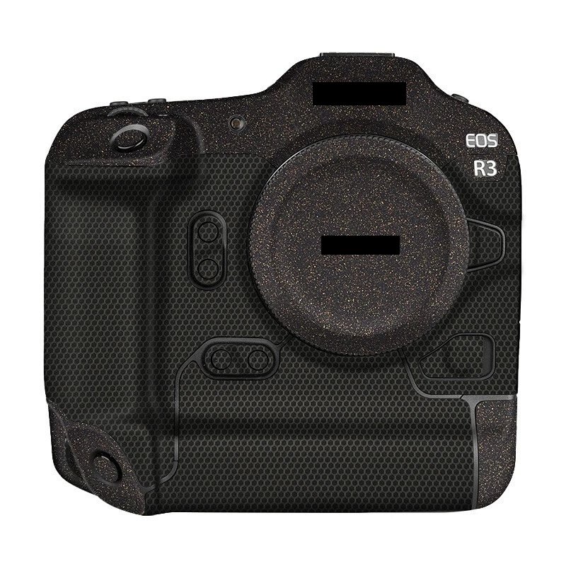 EOSR3 kamera skórka kalkomania dla Canon EOS R3 kamery naklejki kalkomania skórka kalkomania skórka pokrywa R3 naklejki chroniące przed zarysowaniami zamykane pokrowce: Starry Sky Black