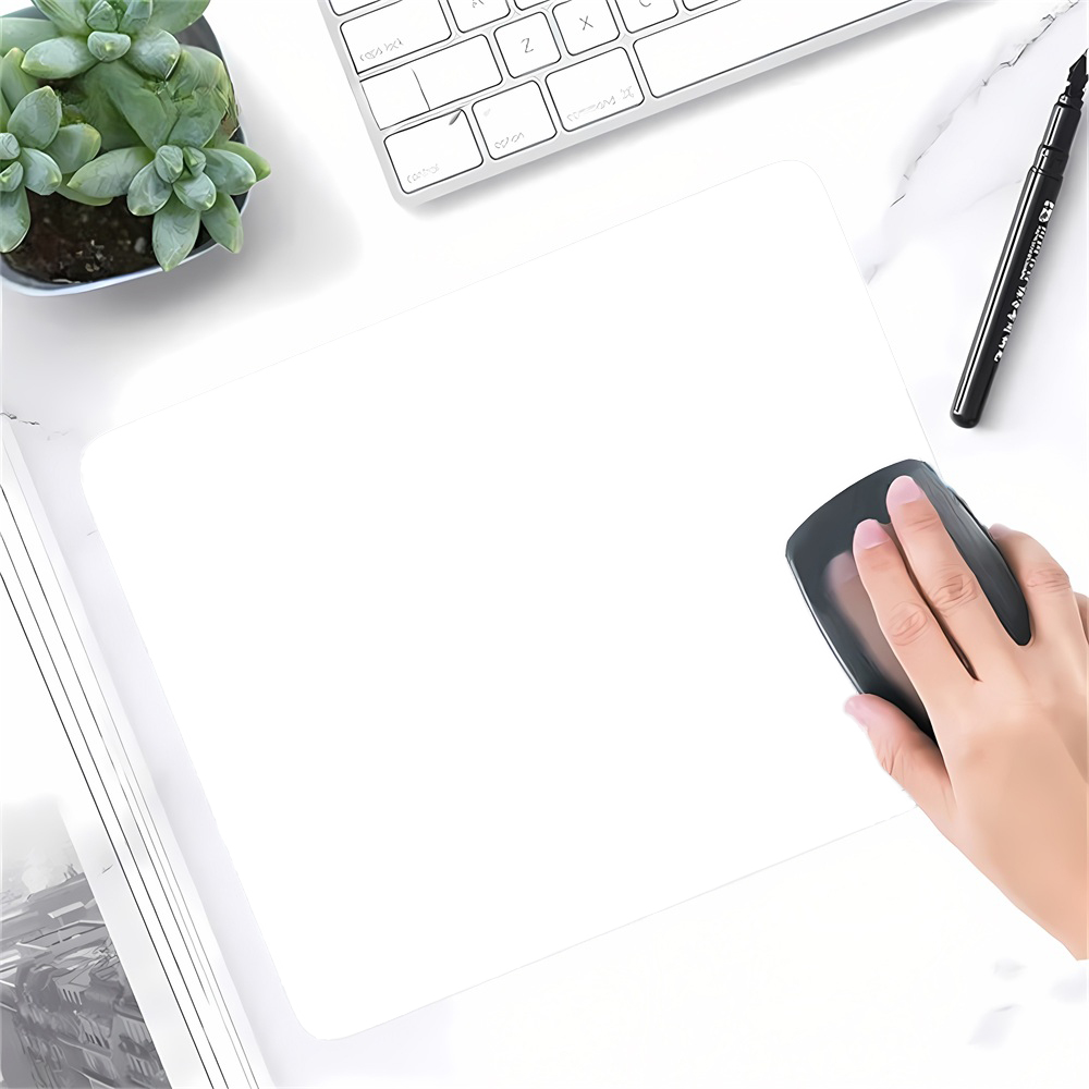 Mouse Pad Gaming Esports Mouse Pad Universal Desktop And Laptop Computer Simple And Pure Black Office Rubber Small Anti Slip Pad: XXS / WHITE