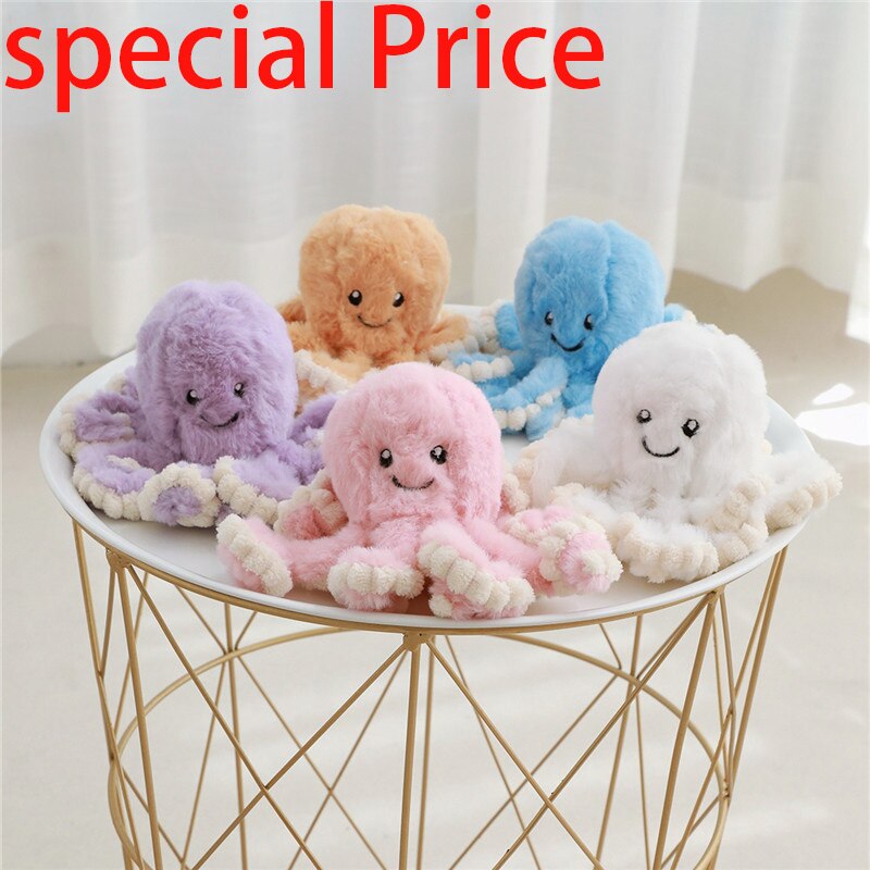 18-80 cm lindo pulpo juguetes de peluche pequeño colgante Mar Animales juguetes para niños bebé