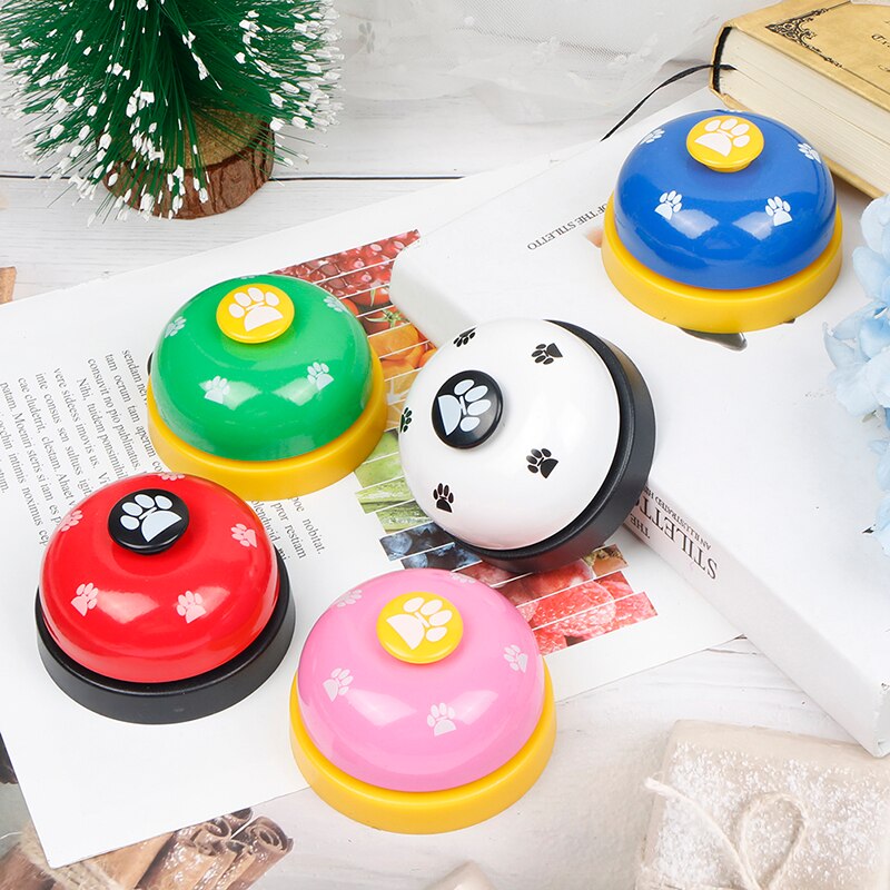 Timbre de mascota con impresión de huella a juego, timbre de perro divertido