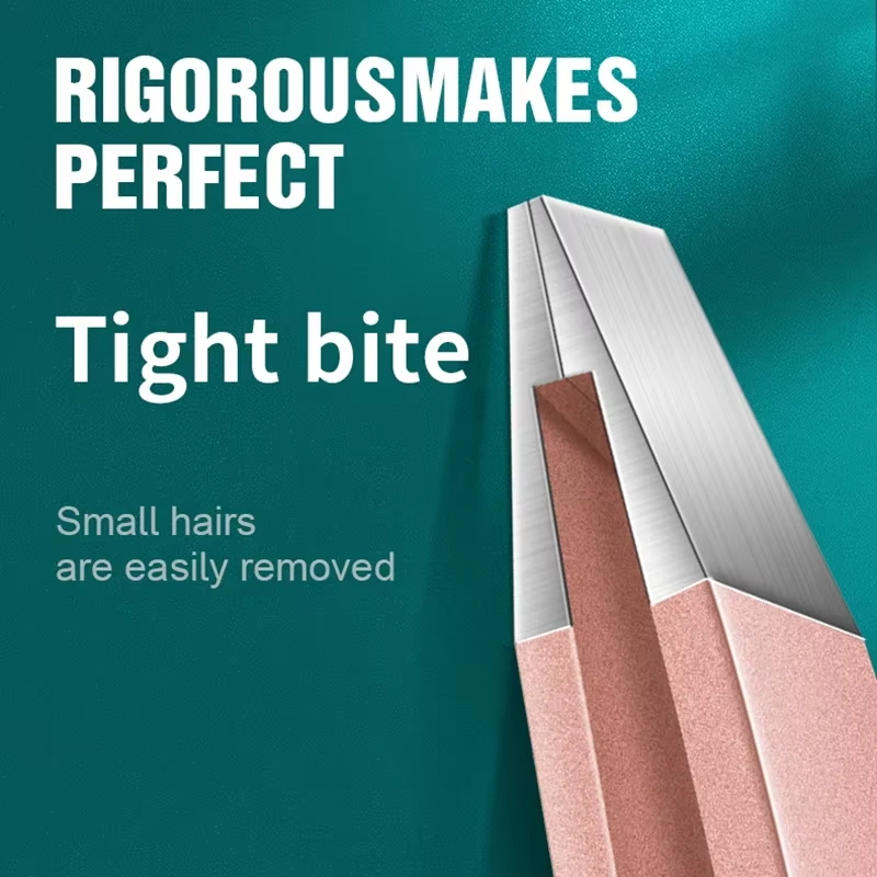 2/4 pçs pinças de sobrancelha conjunto pinças profissionais para sobrancelhas grande precisão para facial hairspinter e remoção de pêlos encravados f