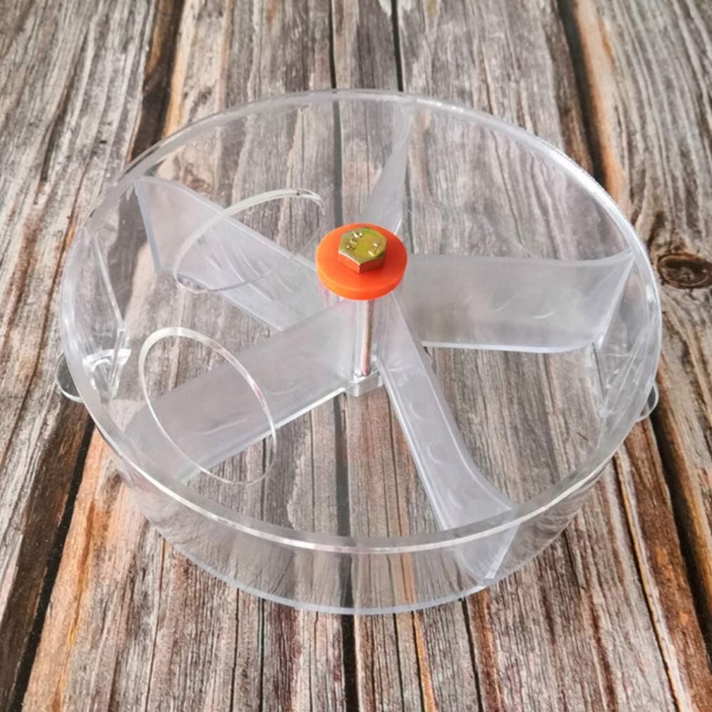 Parrot Biting Toy Bird Toy Rotate Wheel Foraging Ball Educational Feeding Toy Foraging Ball Divided Food Box