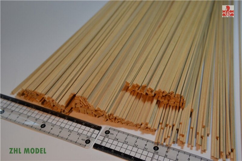 ZHL Indonesian timber wood strips 25 pieces model ship