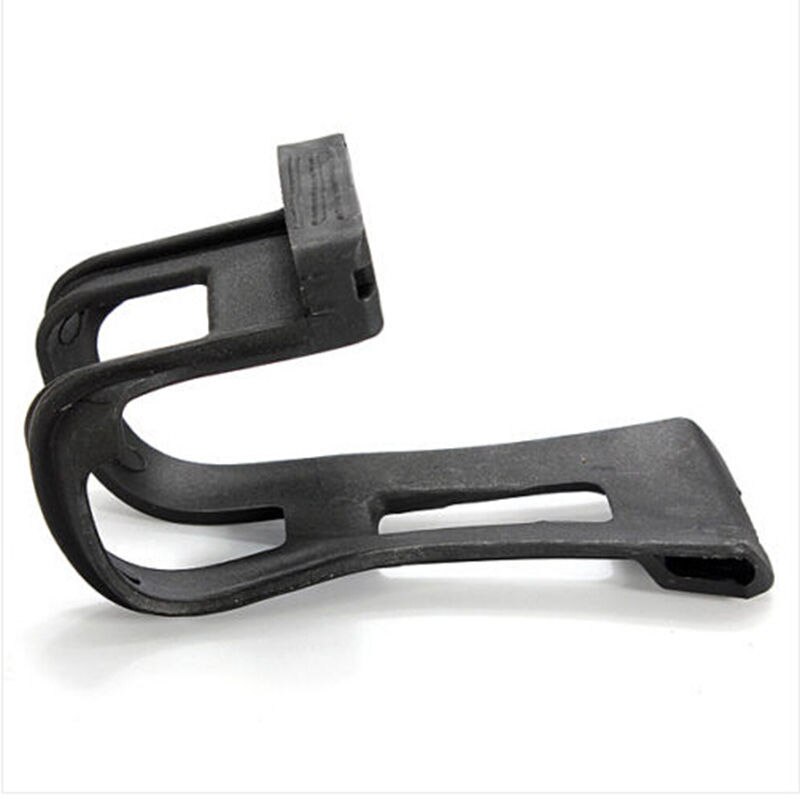 Bicycle Bike Strapless Toe Pedal Clips Black Ultra-light Bicycle Pedal Half Clips With Screws Cycling Accessories 1 Pair
