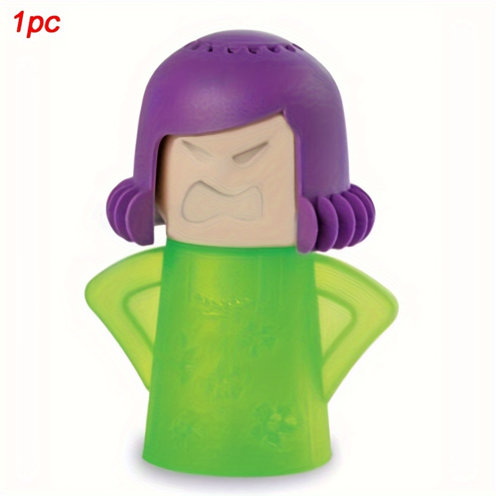 Angry Mama-limpiador de microondas a vapor para horno, eliminador fácil de aceite, suciedad, desodorante para nevera, herramienta de limpieza de cocina, útil para el hogar