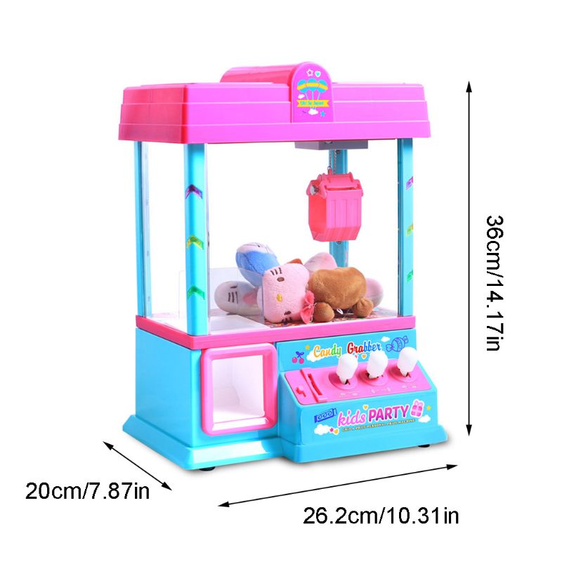 Klo arkadespill candy dispenser for barn mini leketøy automat med lyder