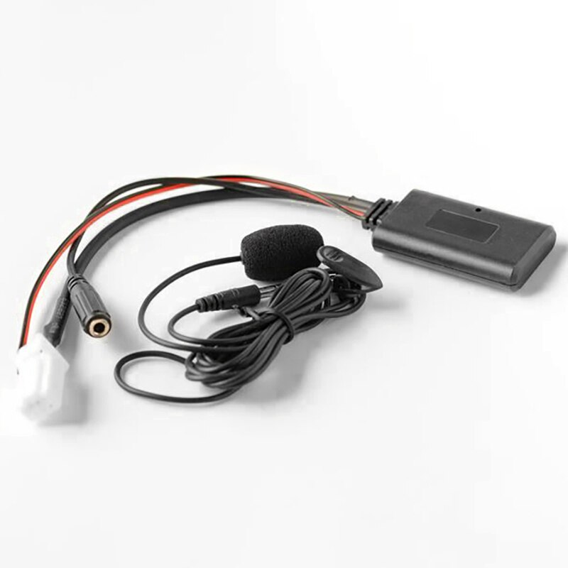 Cable de Audio de entrada auxiliar Bluetooth 5,0 para coche, adaptador manos libres de micrófono, enchufe de 8 pines para Nissan Sylphy Tiida Qashqai Geniss
