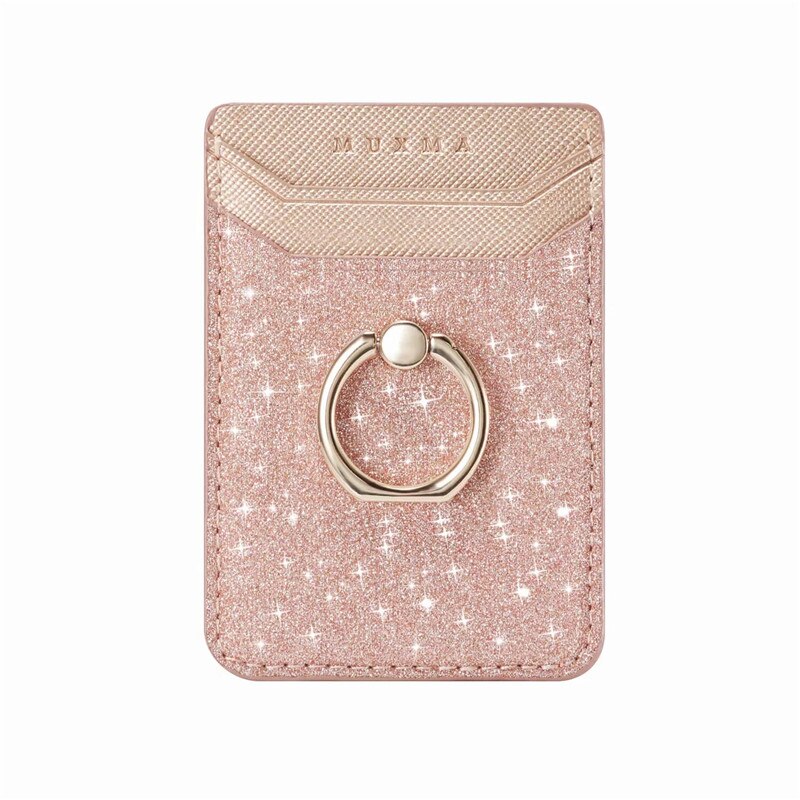 Marmurowe naklejki na telefon kieszonkowy uchwyt na telefon iPhone 12 12 Pro Redmi Note 9 Pro portfel ID naklejka moda damska Fundas: Bling-Rose