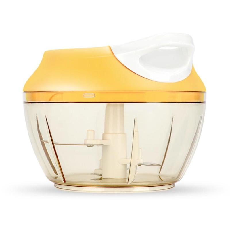 Manual Fruit Vegetable Meat Chopper Hand Pull Food Cutter Onion Nuts Grinder Portable Mincer Shredder Kitchen Tools: Height 102mm M