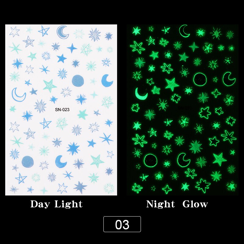 1Pc 3D noël curseur ongle autocollant décalcomanies ange flocon de neige lumineux ongle adhésif feuilles autocollants pour beauté décor