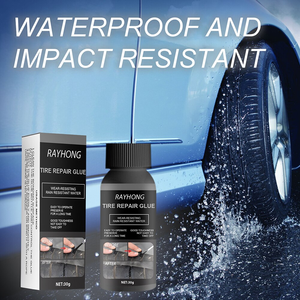 Neue Schwarz Super Kleber Auto Gummi Reparatur Reifen Kleber 480S Auto Klebstoffe Reifen Reparatur Kleber Fenster Lautsprecher Dichtung Reifen reparatur Kleber