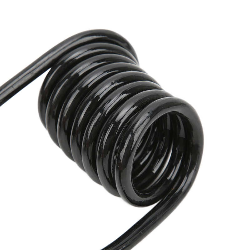 7 Way Round To 5 Way Pin Spiral Trailer Connector Adapter Plug 7 To 5 Way Trailer Connector Weather Resistant Spiral for
