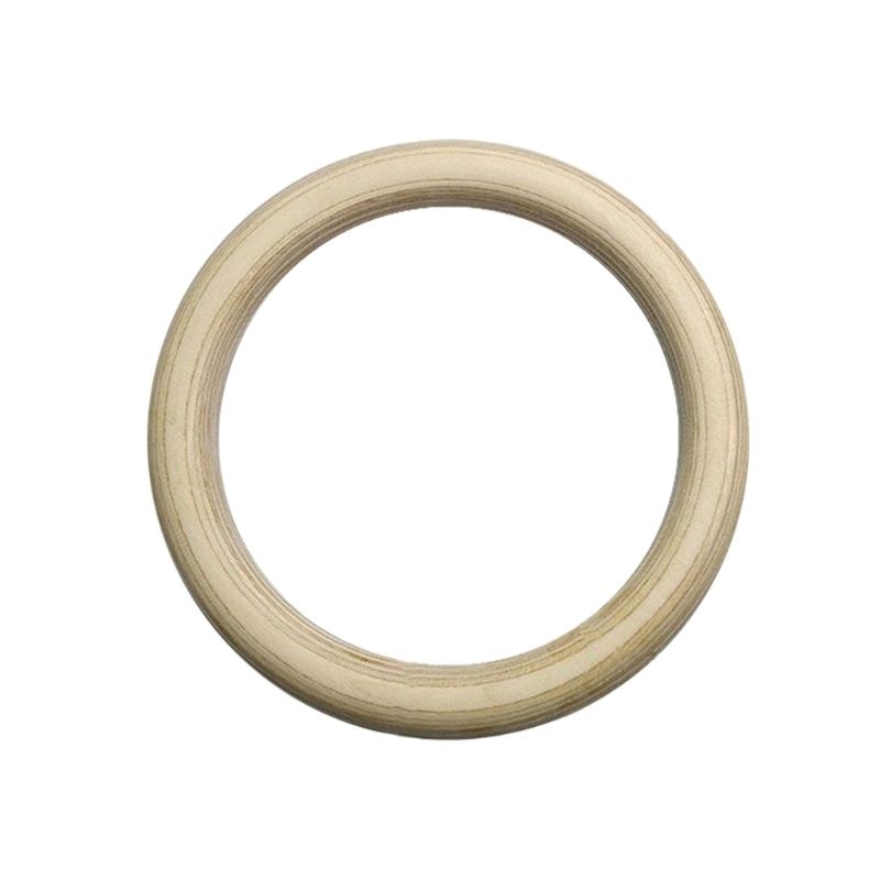 1pcs Gym Rings, Wooden Gymnastic Rings Fitness Heavy Duty Gym Training Ring M5TC