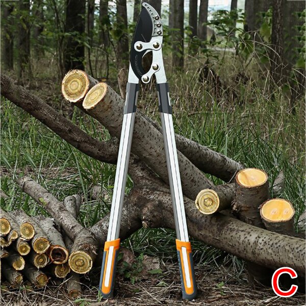 Garden Pruning Scissors High Branch Pruning Tool with Long Reach Aluminum Handle For Fruit Picker Pruner Garden Tools: c