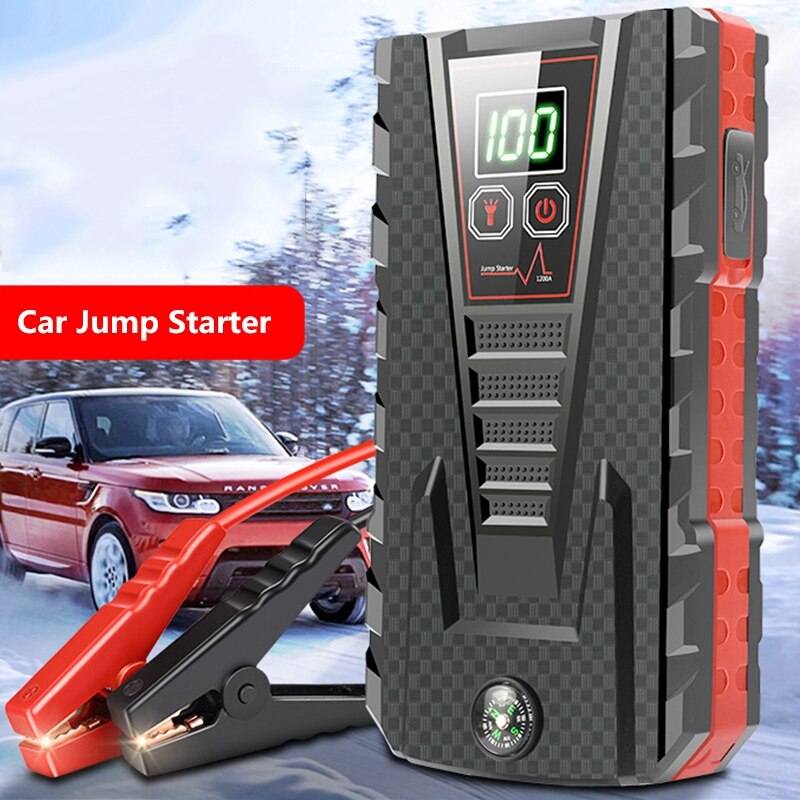 40000MAh 12V Car Portable Jump Starter Power Bank Car Battery Booster Charger Starting Device Petrol Car Starter US Plug