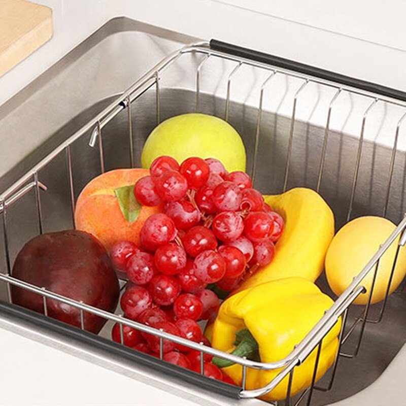 Deep & Large Dish Drying Rack Expandable Dishes Drainer over the Sink Adjustable Arms Dish Drainer,Dish Rack in Sink