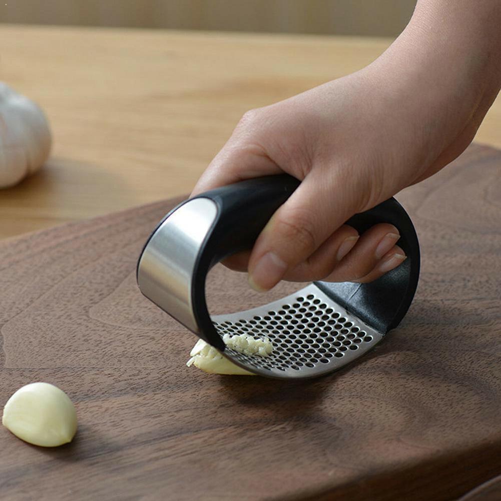Garlic Press Household Manual Garlic Press Device Kitchen Ginger Handheld Tools With Press Stainless Garlic Box Steel Squee I4L8