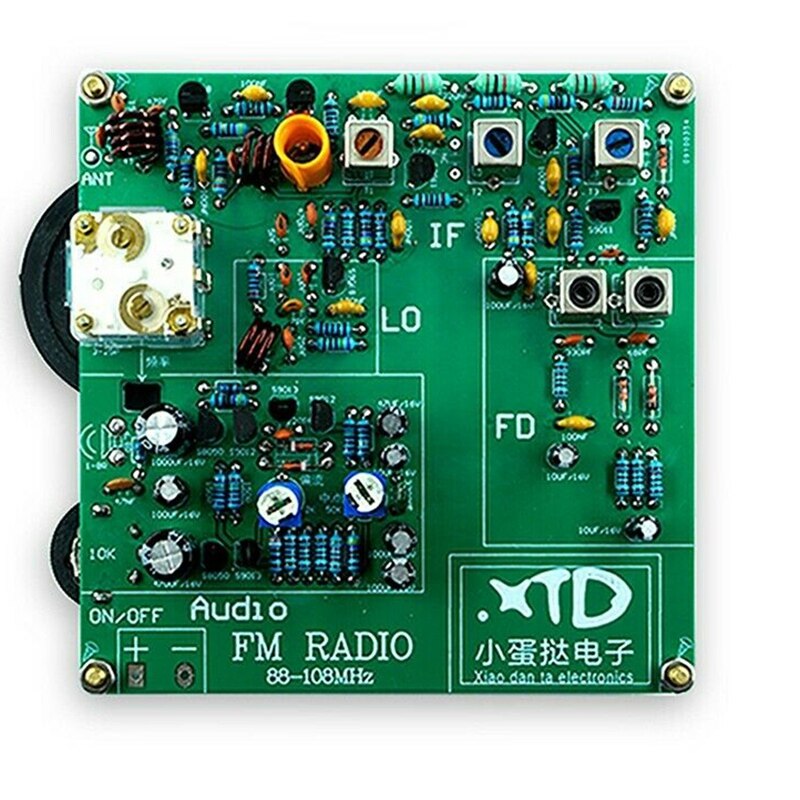 DIY KIT 88-108Mhz FM Radio Kit FM Radio DIY Radio Receiver Kit Fully Discrete