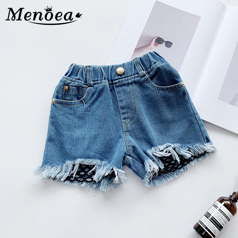 Menoea 1-6y Jeans para niños , pantalones de verano para niñas, pantalones de mezclilla para bebés, pantalones cortos de sólidos para niños, pantalones cortos, filetes, novedades
