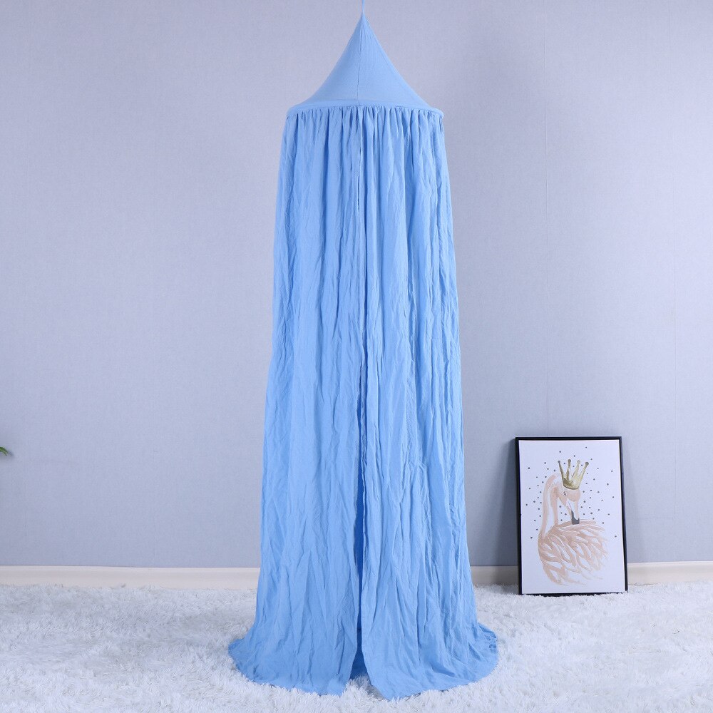 Lovely Baby Mosquito Net Photography Props Baby Room Decoration Home Bed Canopy Curtain Round Crib Netting Baby Tent Infant: 9