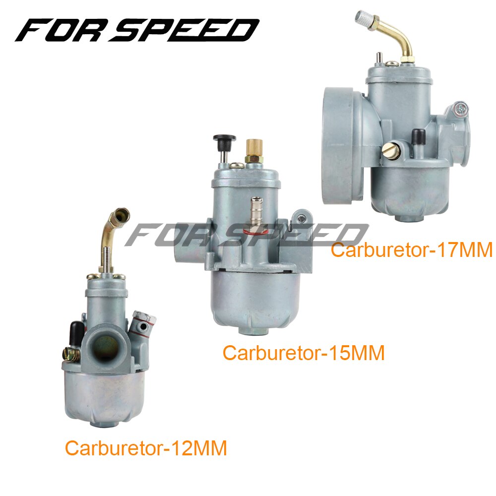 12mm 15mm 17mm Motorcycle Carburetor Puch for Moped Bing Style Carb Stock Maxi Sport Luxe Newport Cobra Carburador Engines E50