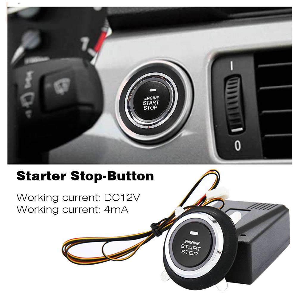 Car Engine Button Durable Portable Engine Start Stop Push Button Auto Ignition Starter for Improving Driving Safety