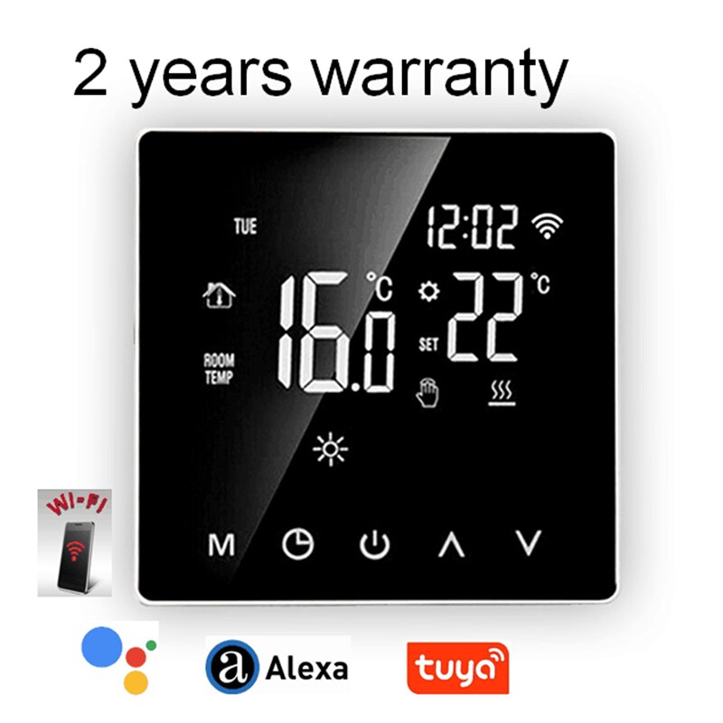 Alexa smart life opentherm digital wifi temperatursensor tuya