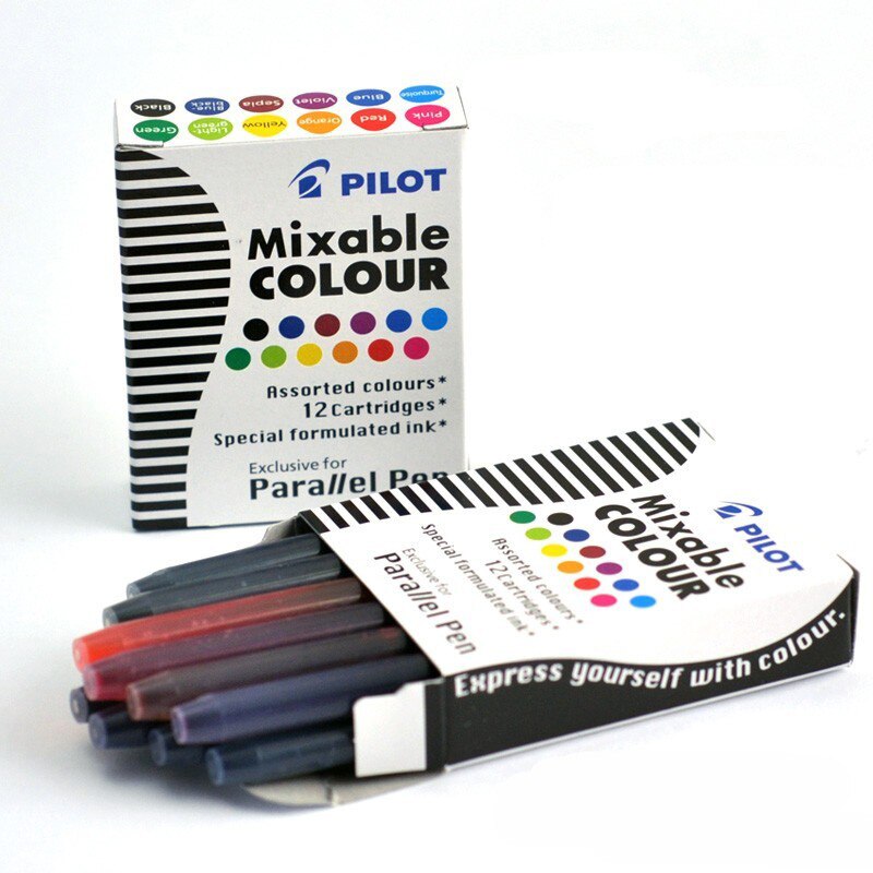 Pilot Mengbaar Kleur Diverse Kleuren 12 Kleuren Inkt Cartridges Voor Pilot Parallel Pen Vulpen