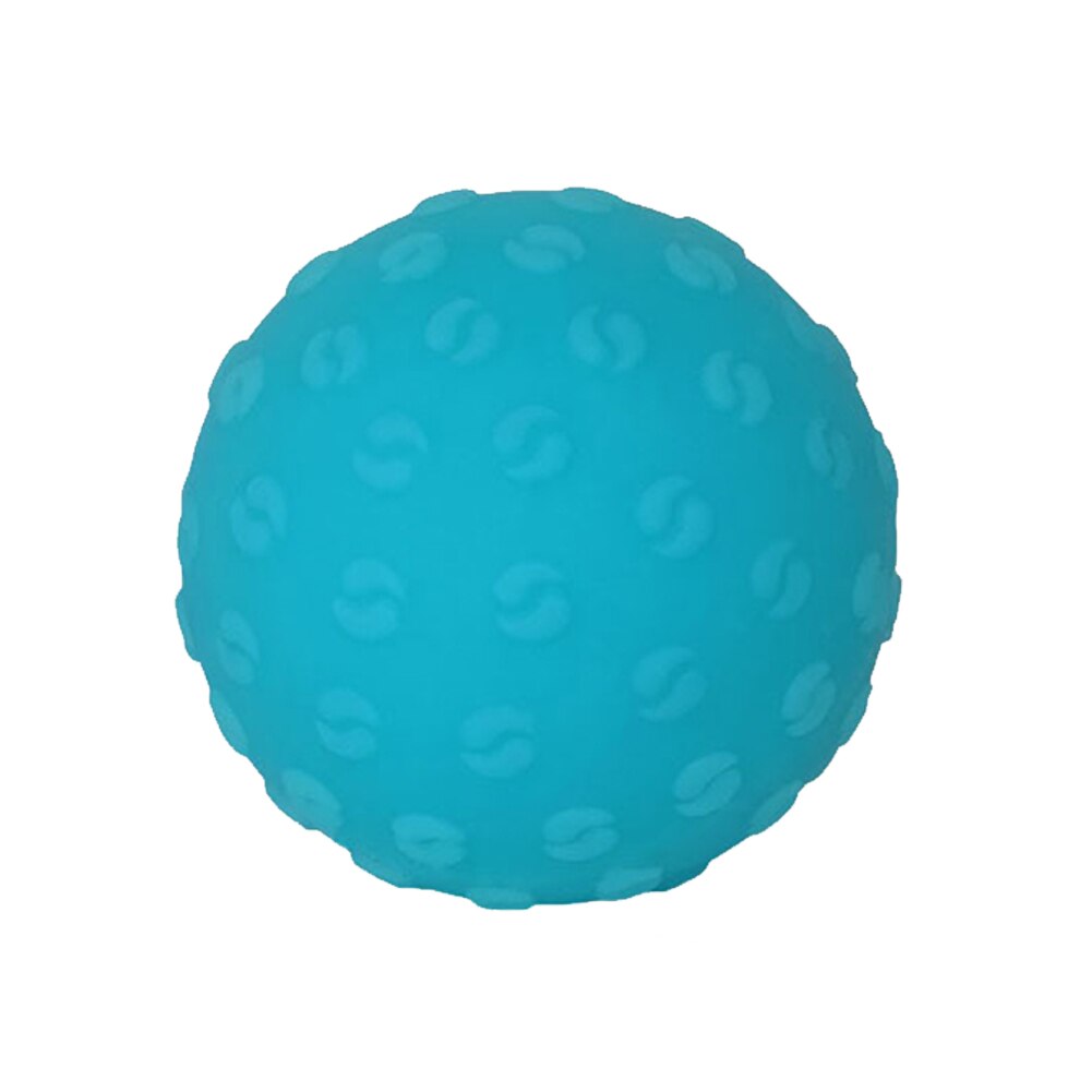 6.3Cm Fitness Hand Voet Massage Bal Yoga Gym Siliconen Zolen Egel Sensorische Training Spier Release Lichaam Ontspannende Massage Bal: Blauw