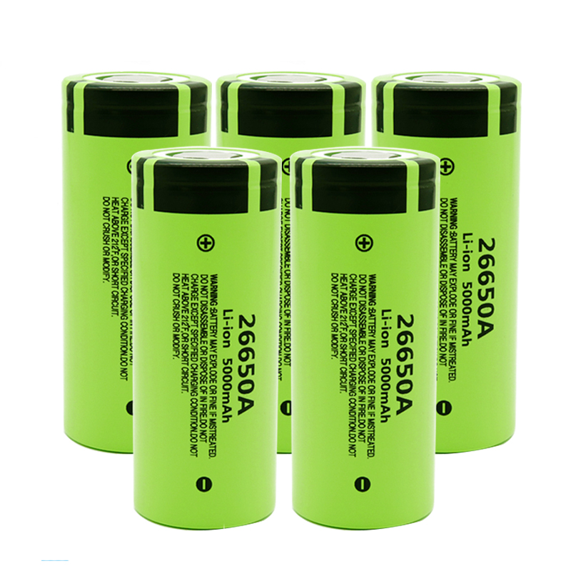 nueva batería Original para 26650A, 3,7 V, 5000mAh, gran capacidad, batería recargable de ion de litio 26650