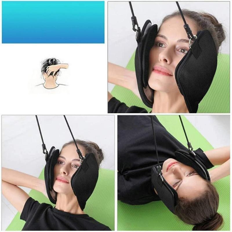 Neck Head Hammock for Neck Pain Relief Portable Relieves Shoulder Muscle Relaxation &amp; Physical Therapy Cervical Traction Hammock