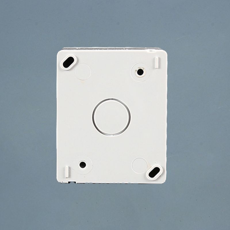 1pc Universal IP55 Waterproof Wall Socket Anti-UV Surface Mount Germany France Power Outlet for Outdoor Kitchen Bathroom