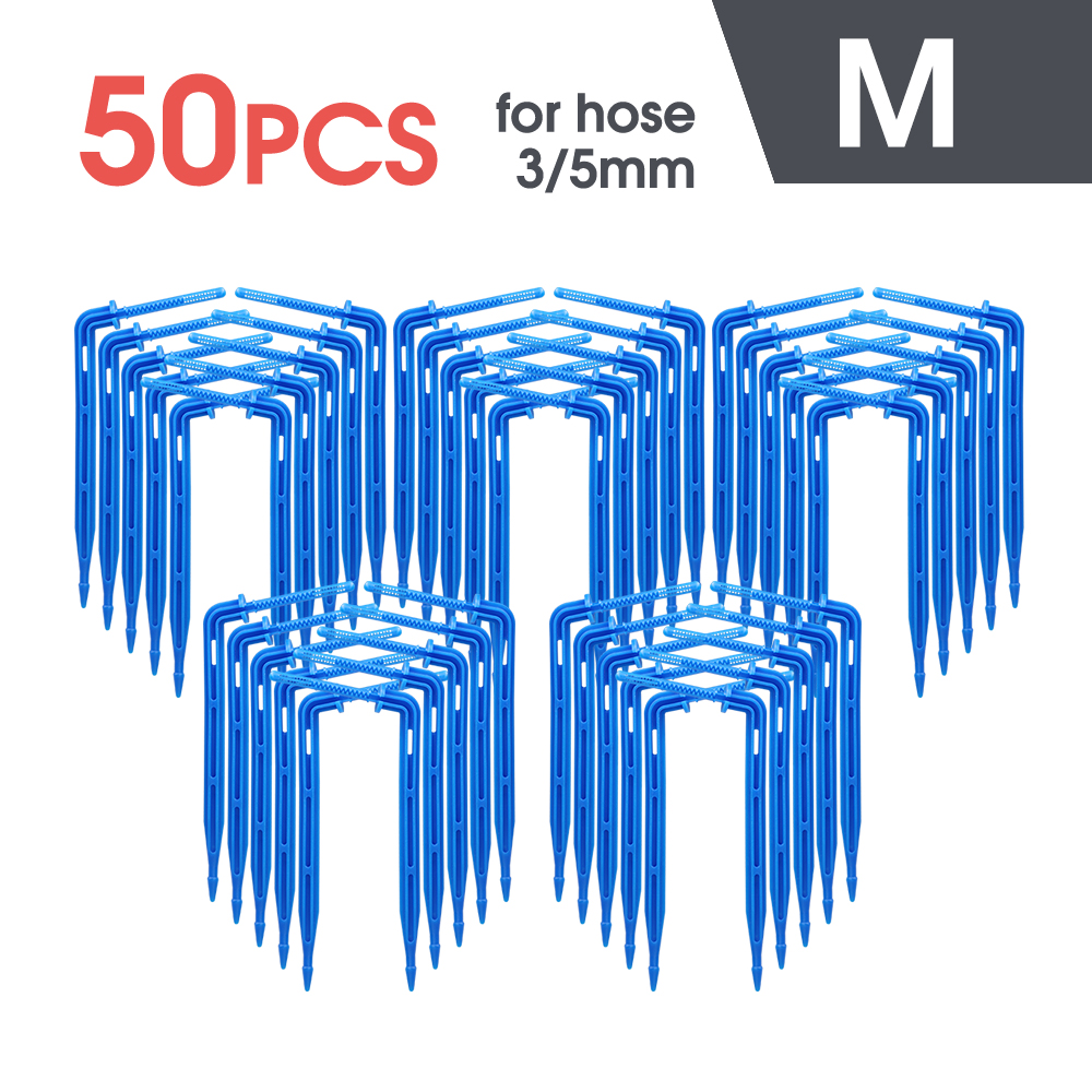 MUCIAKIE 10–100 m Gewächshaus-Tropfbewässerungsset 4-Wege-3/5-mm-Tropfpfeil 2-Wege-Absender-Bewässerungssystem für Topfgartenrasen 1 l/h: Lavendel