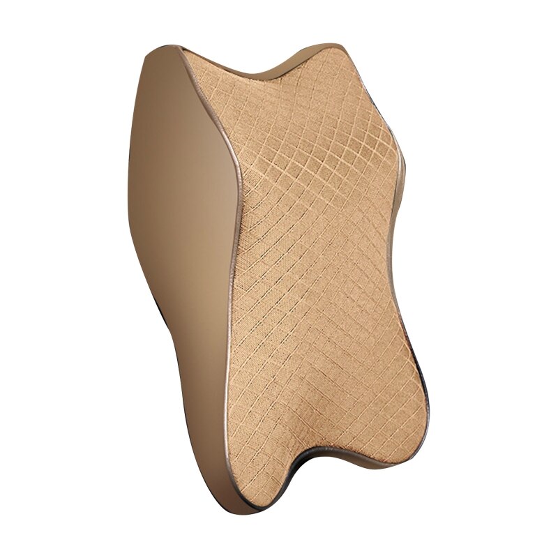 Zagłówek fotela samochodowego Podkładka szyi poduszka wspomagająca 3D z pianki pamięć oddychająca poduszka podróżna X5XE