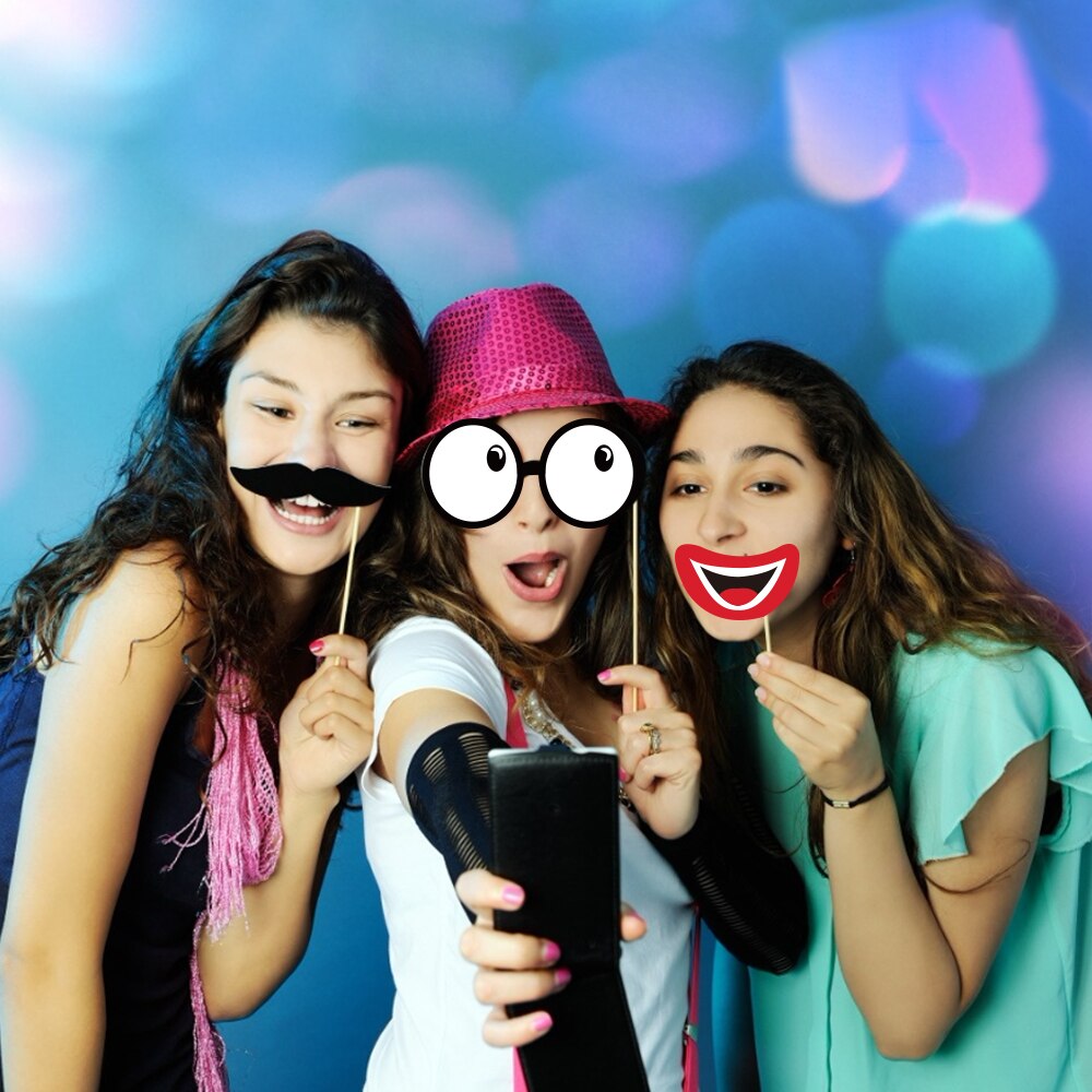 44pcs/set Baby Circus Animals Lion Carnival Party DIY HAPPY BIRTHDAY Party Photobooth Props Backdrops Baby Shower Decorations