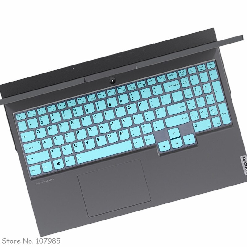 Housse de protection en Silicone pour clavier d&#39;ordinateur portable, 17.3 pouces, pour Lenovo Legion 5 17arh05h 17ach6h 17imh05 17 imh 17arh 17: Skyblue