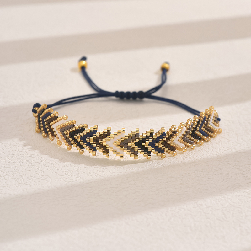 Zhongvi miyuki pulseiras de contas multicamadas sementes de vidro boêmio artesanais joias ajustáveis moda para mulheres e homens