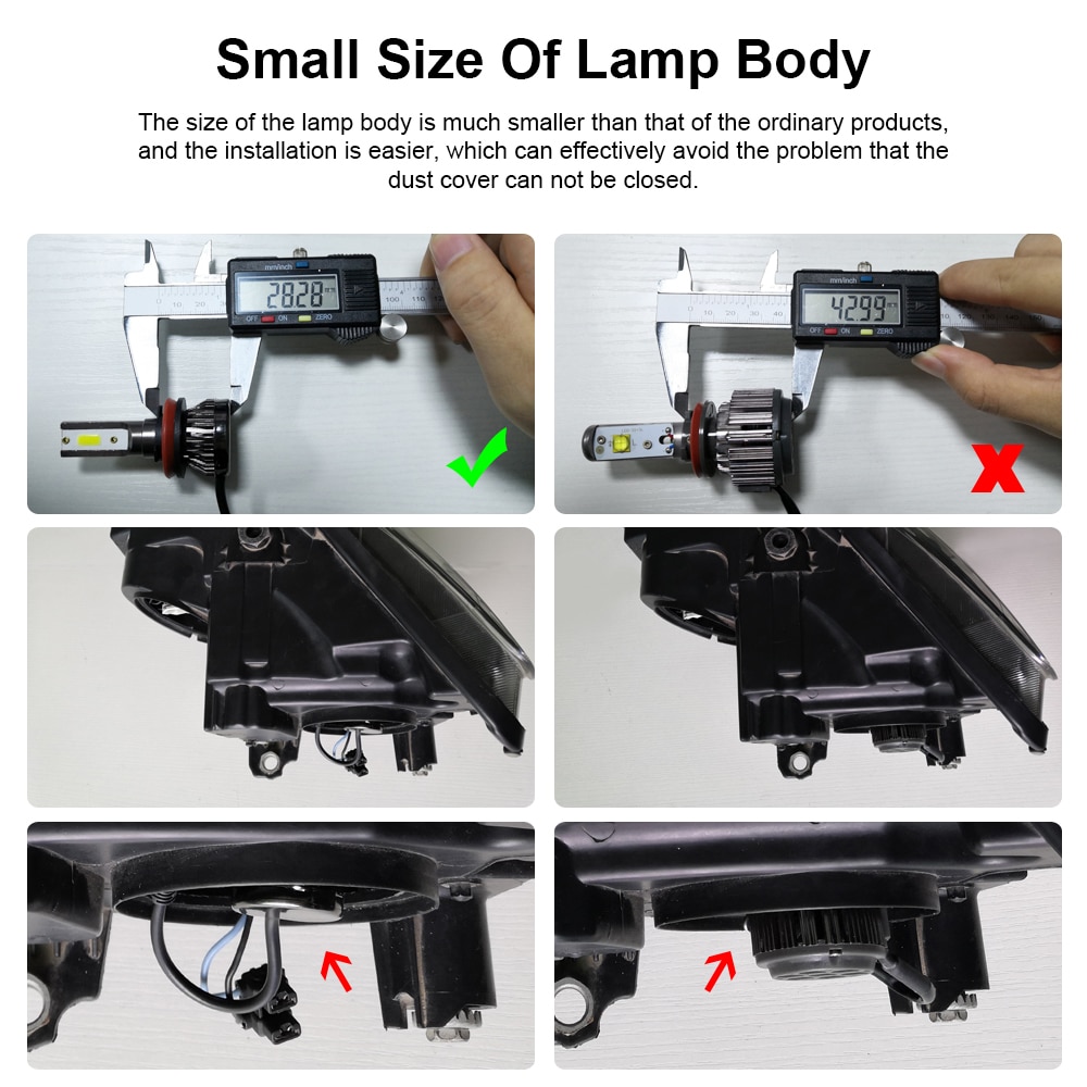 1x H7 120W 26000LM LED Koplamp Licht Lamp Auto Lamp 6000K Wit Super Heldere HY H7 Led Fog verlichting Foglight Light Lampen Voor Auto 'S