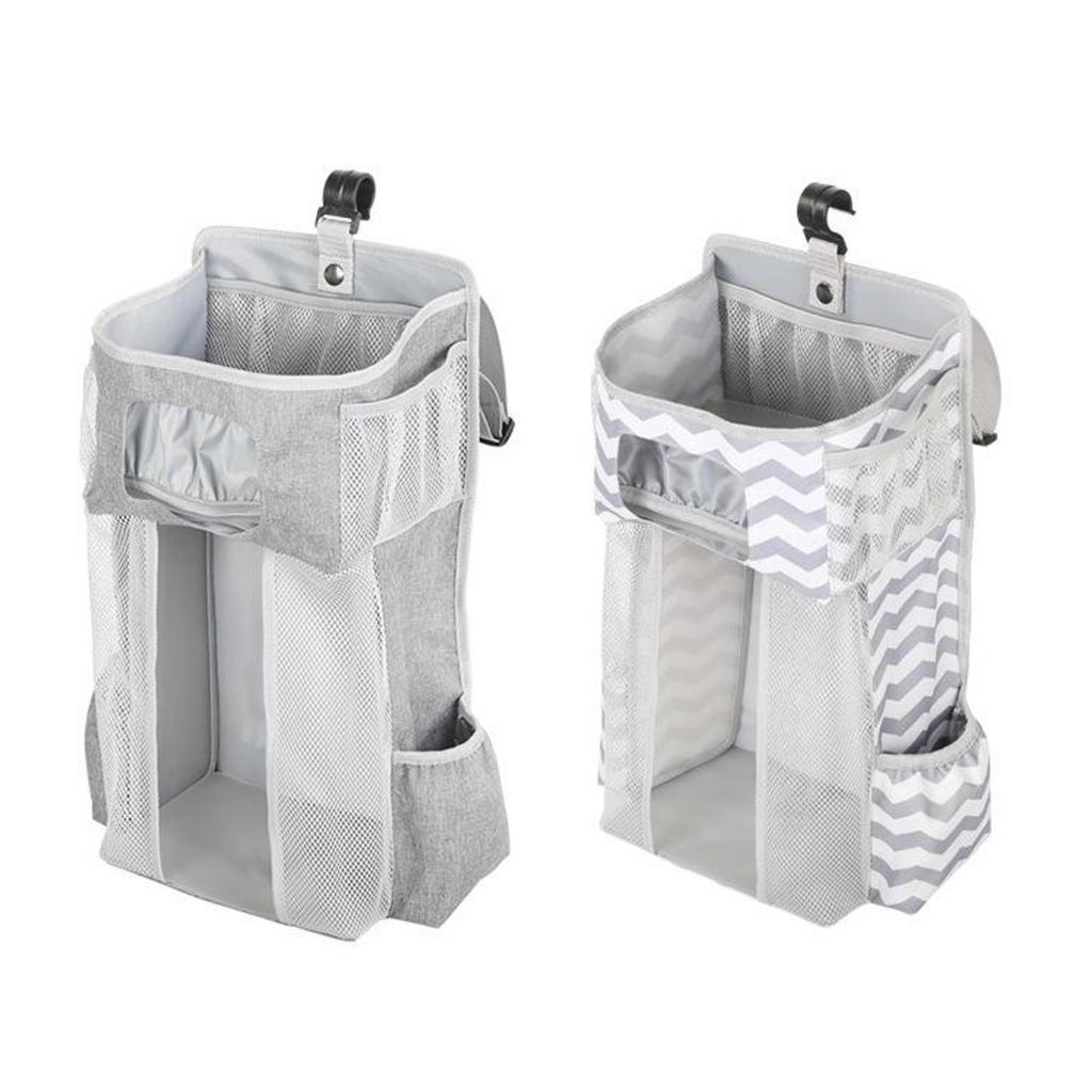 Portable Baby Cradle Hanging Bag Storage Inafnt Bedside for Diaper Partition