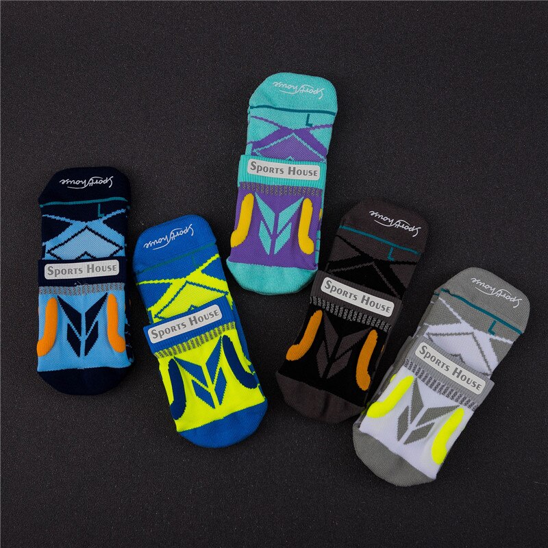 2Pair Men Cotton Sports Running Socks Comfortable Breathable Sweat-absorbent Deodorant Training Socks