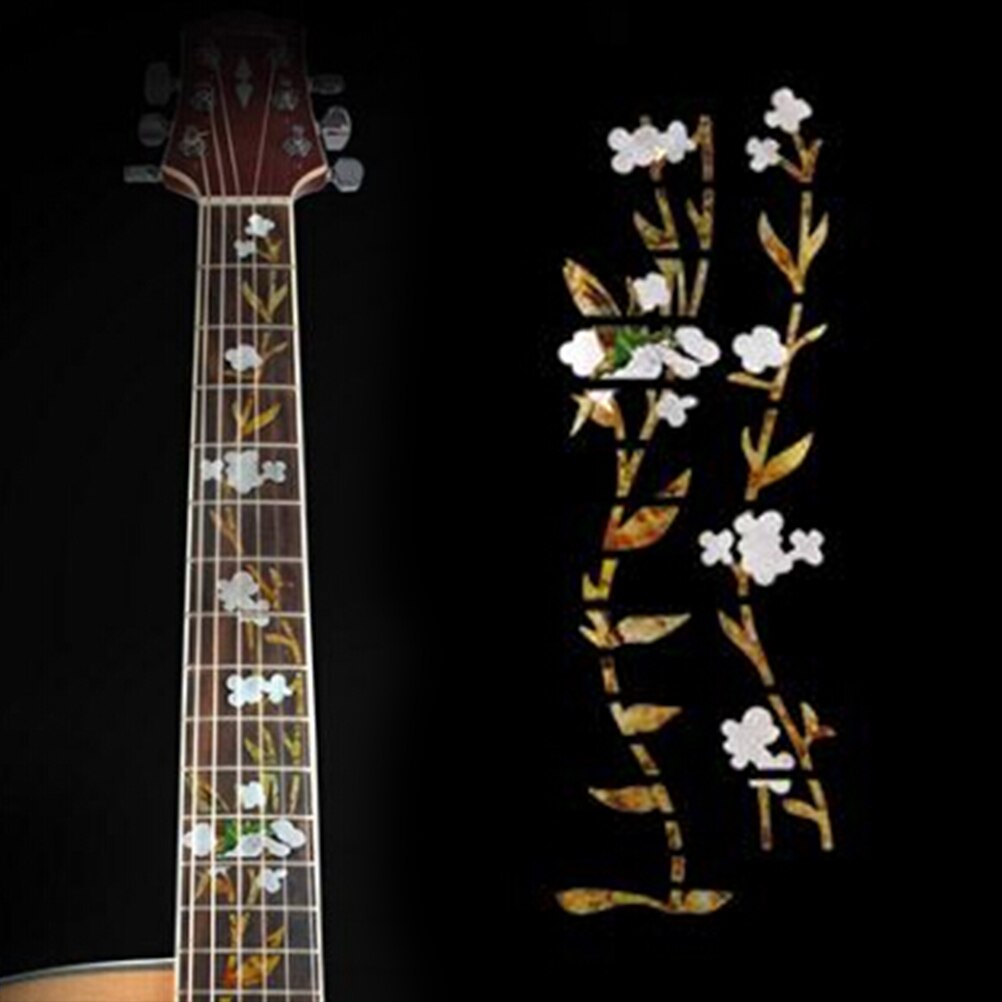 Flower Bass Sticker Fretboard Marker DIY Decal for Acoustic Electric Guitar