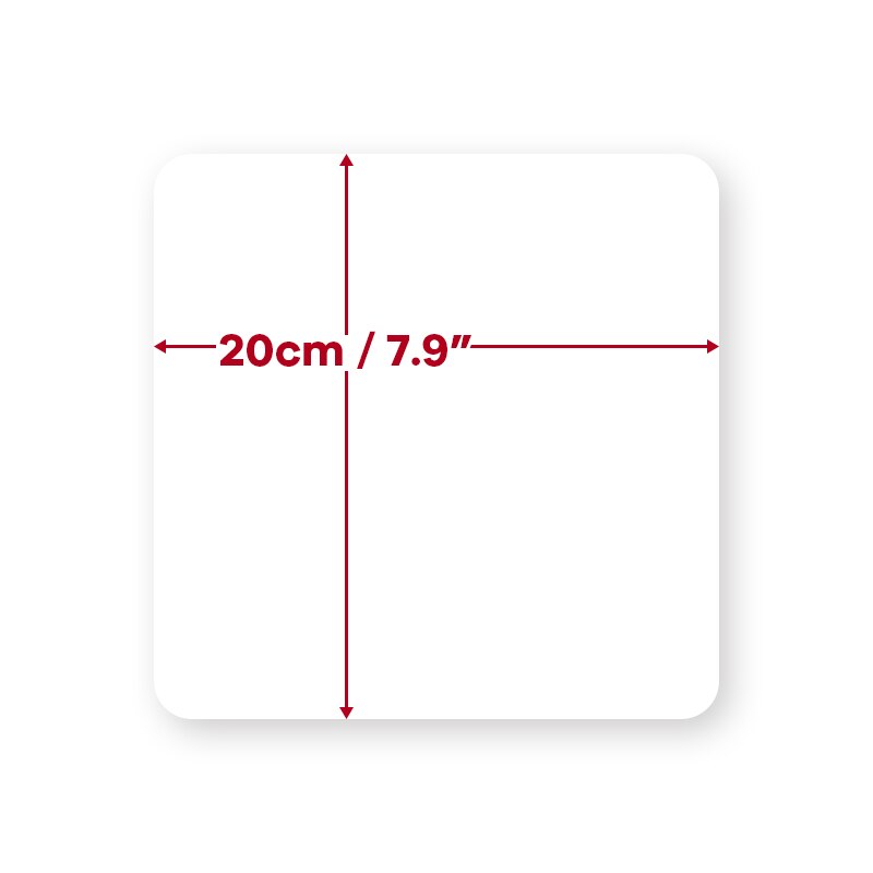 TENWISH Acrylic Reflection Board 40cm for Water Mirrored Effect Tabletop Jewelry Watch Still Life Shooting Props Studio Gadget: 20x20cm White