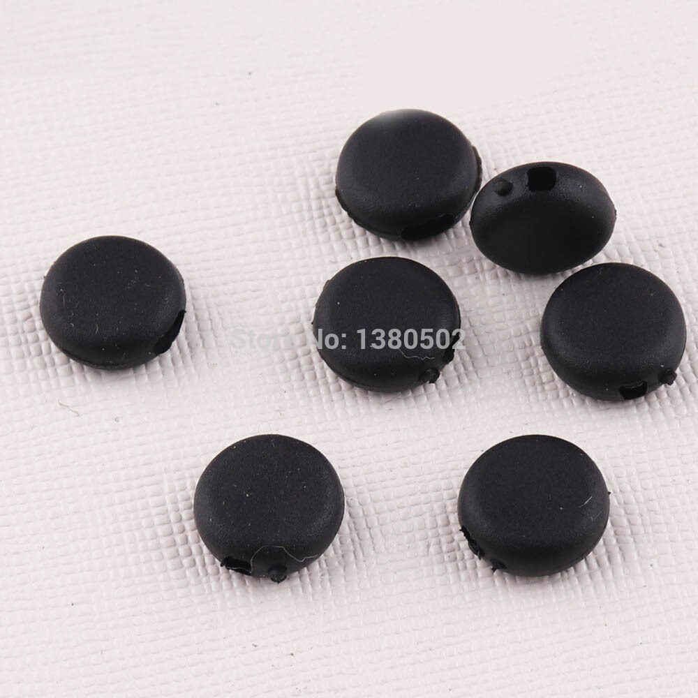 Unids/lote de 100, ajustador de cordón elástico, candados de cordón de color negro, Toggles, cable de tope extremo para cordones, artesanías para manualidades en casa para máscara