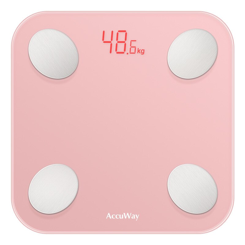 Digital Bathroom Weight Scale Balance Body Compositionweight Scale Smart Loss Weigh Balanca Digital Corpo Bathroom Scale BW50YSL: Pink