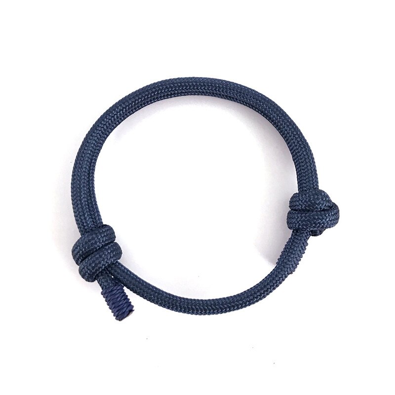 Tobillera para verano para hombres y mujeres, pulsera deportiva de supervivencia de cuerda de , trenzada, colorida, con envoltura de la suerte