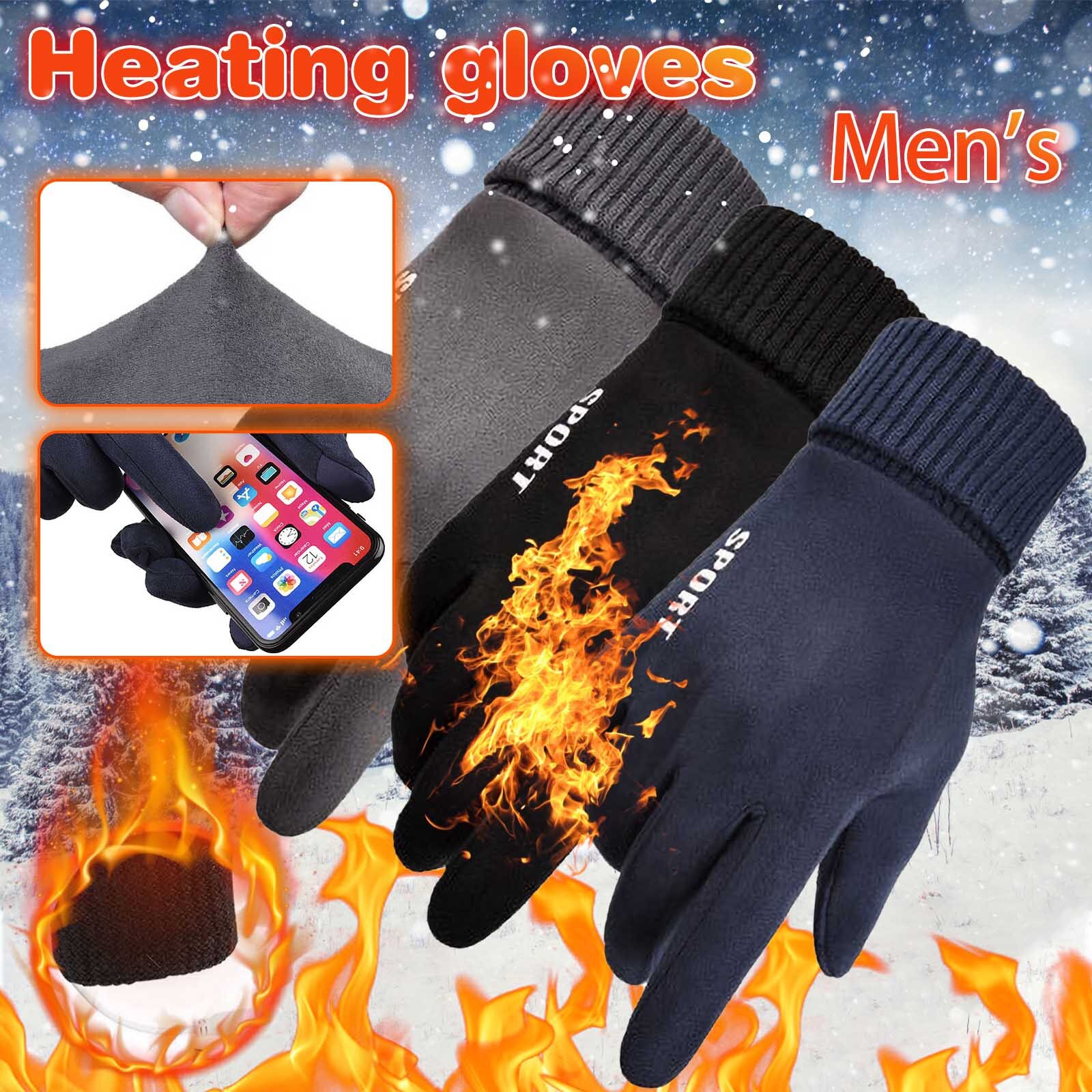 Gants de cyclisme pour hommes, imperméables, chauds, pour écran tactile, pour vélo d'extérieur, moto, pour l'équitation, #40, hiver