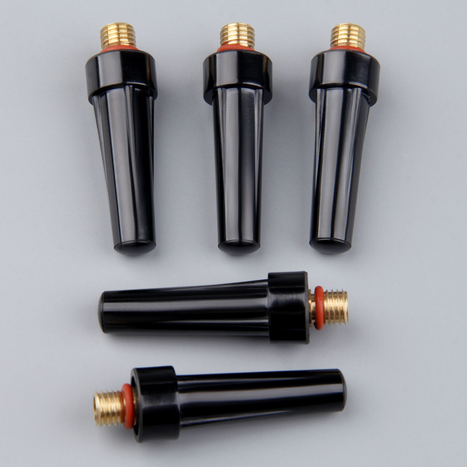 5Pcs 41V35 TIG Back Caps (Medium) for WP9 WP20 WP25 TIG Welding Torch Welding Cutting Consumable Parts Welding Soldering Torches