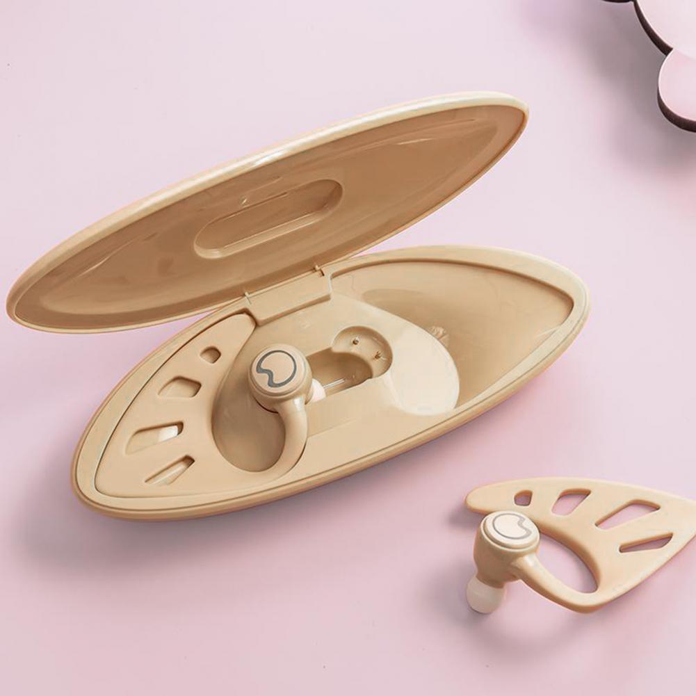Elf Ear Appearance Headphones Stereo Sound Noise Reduction Bluetooth-compatible Wireless Elf in-Ear Earbuds with Charging Case